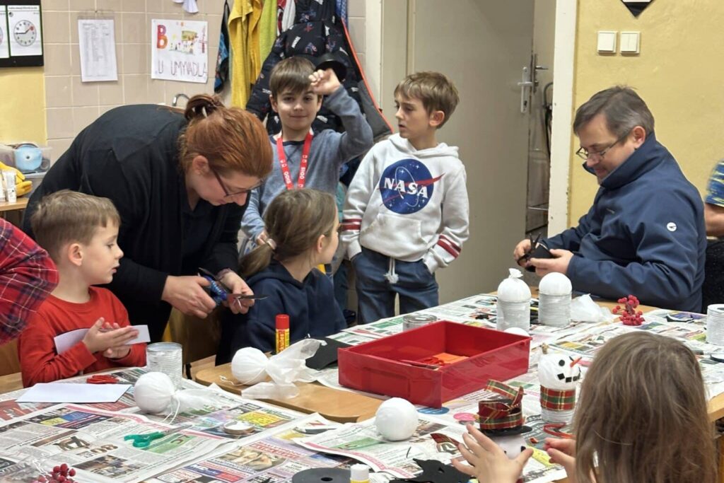 Adventní tvoření v 2.B